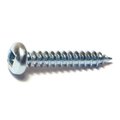 Midwest Fastener Sheet Metal Screw, #8 x 1 in, Zinc Plated Steel Pan Head Square Drive, 50 PK 64032